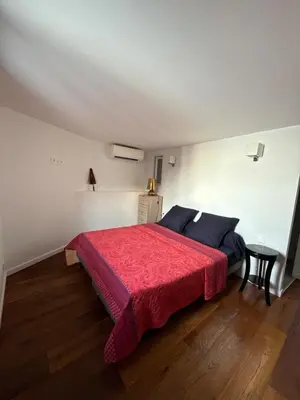 Un ou plusieurs lits dans un hébergement de l'établissement Grand appartement Prestige sur la mer