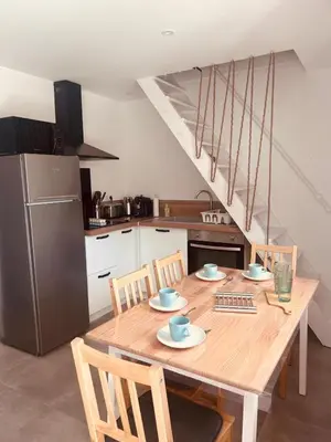 Cuisine ou kitchenette dans l'établissement Villa Poggiole