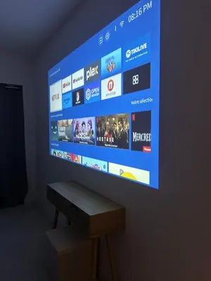 Télévision ou salle de divertissement dans l'établissement villa louise