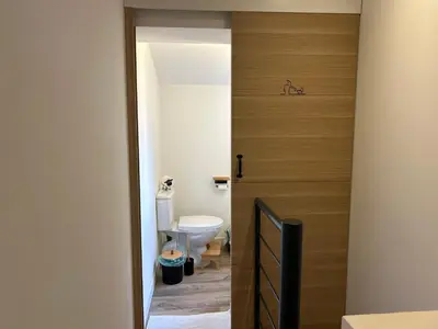 Salle de bains dans l'établissement Maison 5 min de la mer et plage à pieds, tt confort
