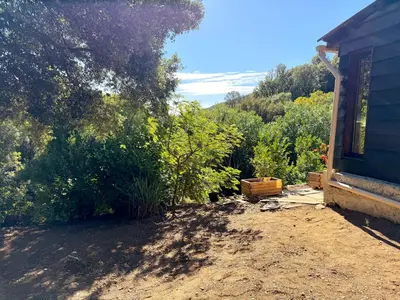 Jardin de l'établissement CAP PARADISU - Chalet vue mer et montagne