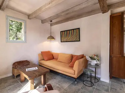 Coin salon dans l'établissement Holiday Home Casa Murato by Interhome