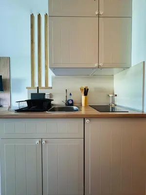 Cuisine ou kitchenette dans l'établissement Appartement vue Citadelle