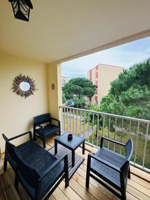 Balcon ou terrasse dans l'établissement Appartement vue Citadelle
