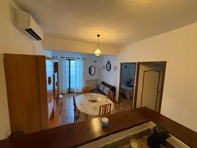 Coin salon dans l'établissement chez Ange et Maryse à Olmeta di tuda