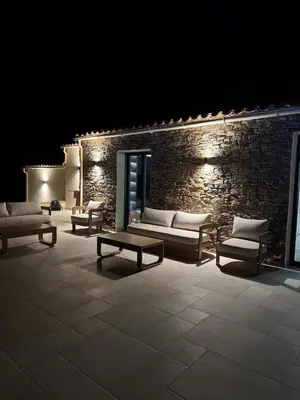 Plan de l'établissement Superbe Villa Arià avec piscine chauffée