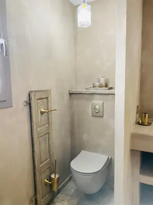 Salle de bains dans l'établissement U Casellu