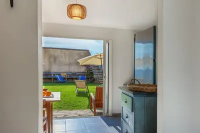 Jardin de l'établissement L'Ortu - maison charmante vue mer - Erbalunga