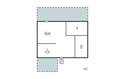 Plan de l'établissement Appartement Residence Piscine