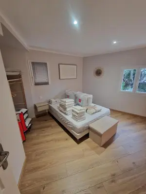 Coin salon dans l'établissement appartement vezzani
