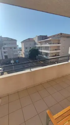 Balcon ou terrasse dans l'établissement Moriani-Plage 1-bedroom apartment