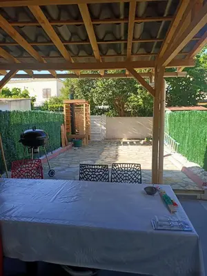 Balcon ou terrasse dans l'établissement Villa bord de mer Résidence Alba Serena