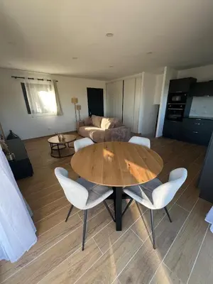 Cuisine ou kitchenette dans l'établissement Petite villa cocooning