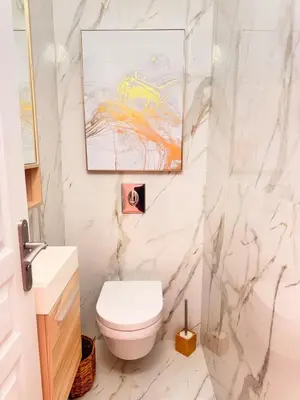Salle de bains dans l'établissement Appartement Le Millie 3 chambres Hyper centre