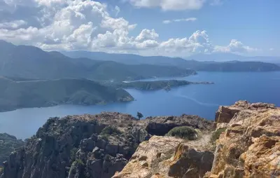 Paysage naturel près de la maison de vacances