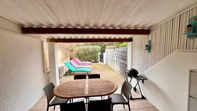Balcon ou terrasse dans l'établissement La villa Emmagathe