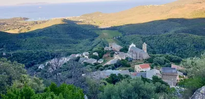 Paysage naturel près de la maison de vacances