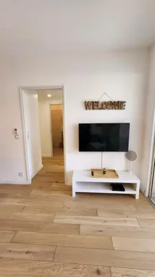 Télévision ou salle de divertissement dans l'établissement Appartement Calvi, Cœur de ville, plage à 300 m