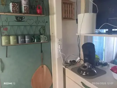 Cuisine ou kitchenette dans l'établissement Bungalow charmant à Sorbo-Ocagnano avec jardin