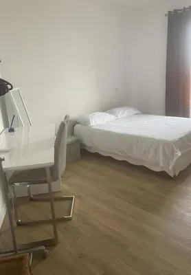 Un ou plusieurs lits dans un hébergement de l'établissement Nouvelle Villa Cap Corse Vue Mer et Piscine 3km Bastia