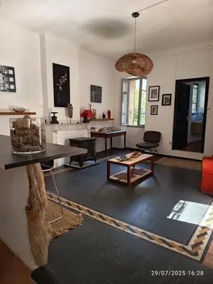 Coin salon dans l'établissement La maison du bonheur