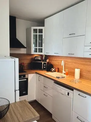 Cuisine ou kitchenette dans l'établissement Amazing views