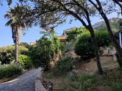 Jardin de l'établissement Holiday apartment in Lumio with swimming pool
