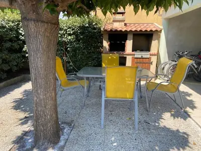Terrasse ou espace extérieur de l'établissement Pavillon au bord de la mer