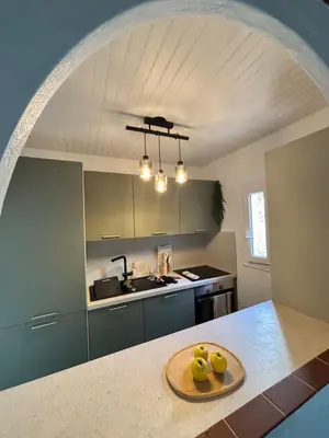 Cuisine ou kitchenette dans l'établissement San't Ambroggio