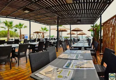 Restaurant ou autre lieu de restauration dans l'établissement Bungalow 4 people - Marea Resort