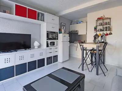Cuisine ou kitchenette dans l'établissement In Cima