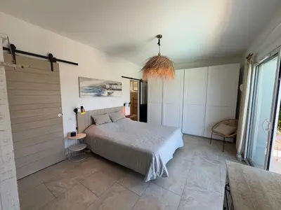 Un ou plusieurs lits dans un hébergement de l'établissement Villa Oletta, Saint Florent