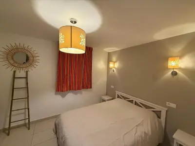 Un ou plusieurs lits dans un hébergement de l'établissement Villa de BELGODERE
