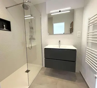 Salle de bains dans l'établissement Villa Canoe - Appartement 2 pièces
