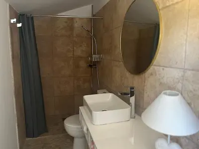 Salle de bains dans l'établissement Casetta Teppe rosse