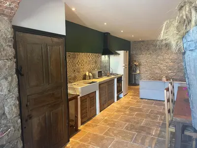 Cuisine ou kitchenette dans l'établissement Casetta Teppe rosse