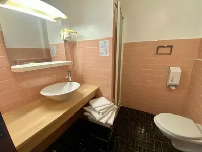 Salle de bains dans l'établissement Petit cocon près des Calanques de Piana