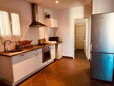 Cuisine ou kitchenette dans l'établissement Casa San Martinu