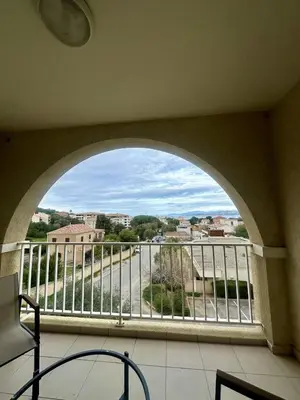 Balcon ou terrasse dans l'établissement Bel appartement 4 personnes