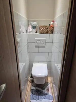 Salle de bains dans l'établissement Mer et Montagne Appartement Prestigieux 7 couchages et salle de sport