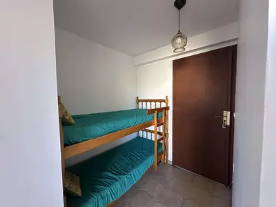 Un ou plusieurs lits dans un hébergement de l'établissement Studio 1 pièce 4 couchages L'ILE-ROUSSE