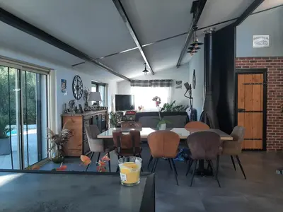 Coin salon dans l'établissement Villa LICCIA