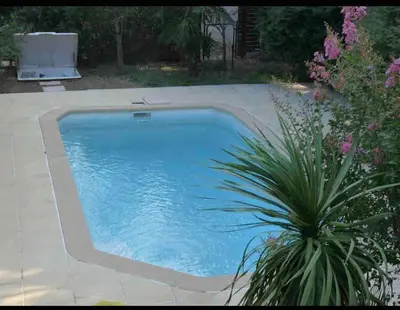 Piscine de l'établissement Villa avec vue et piscine privée ou située à proximité