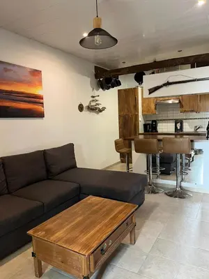 Cuisine ou kitchenette dans l'établissement Cap corse aventure