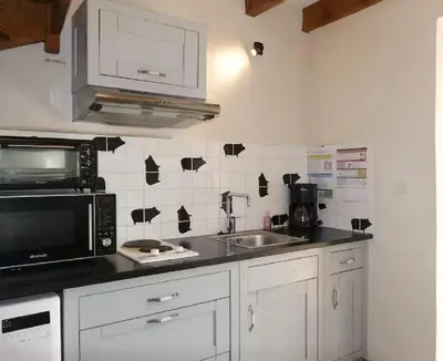 Plan de l'établissement Agréable triplex Nelly situé en moyenne montagne