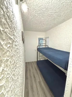 Un ou plusieurs lits dans un hébergement de l'établissement Sant Ambroggio, Appartement Vue Mer, Plage Port à Pied, Balagne, 4 Pers