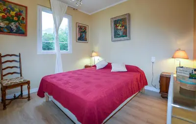 Un ou plusieurs lits dans un hébergement de l'établissement Belle Maison Au Bord De La Mer