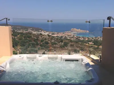 Paysage naturel près de la maison de vacances