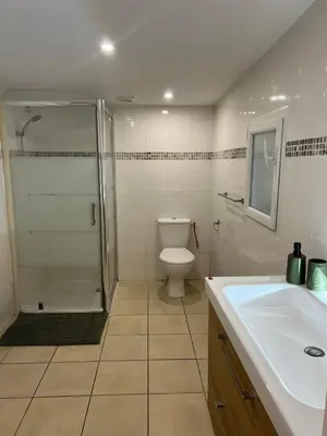 Salle de bains dans l'établissement Appartement a deux pas du Centre ville d île rousse