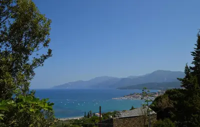 Paysage naturel près de la maison de vacances